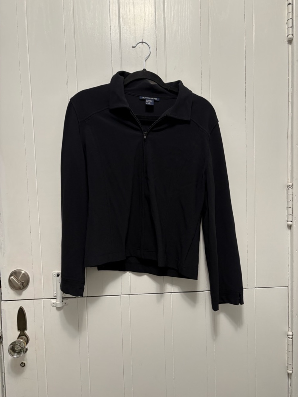 Boston Proper Black Zip-Front Women's Jacket